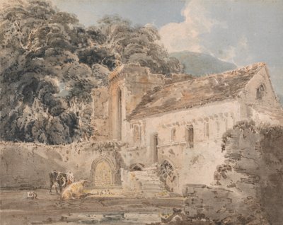 Valle Crucis Abtei, Denbighshire von Thomas Girtin